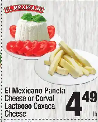 Super King Markets El Mexicano Panela Cheese or Corval Lacteoso Oaxaca Cheese offer