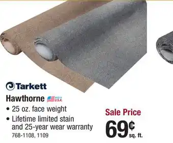 Menards Tarkett Hawthorn Tundra Gray Frieze Carpet 12 ft. Wide offer