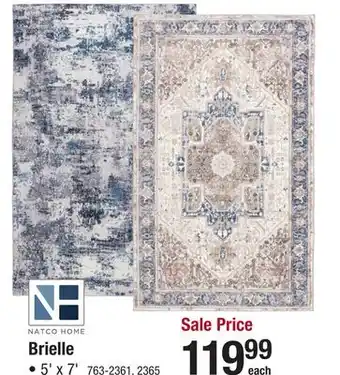 Menards Natco Home Brielle Capriana Multi 5' x 7' Area Rug offer