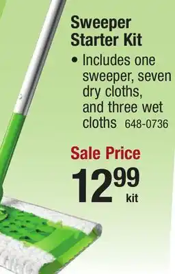 Menards Swiffer Sweeper Starter Kit offer