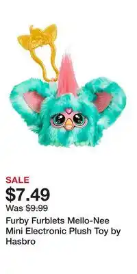 Kohl's Furby Furblets Mello-Nee Mini Electronic Plush Toy by Hasbro offer