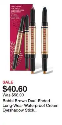 Nordstrom Bobbi Brown Dual-Ended Long-Wear Waterproof Cream Eyeshadow Stick Gift Set $84 Value offer