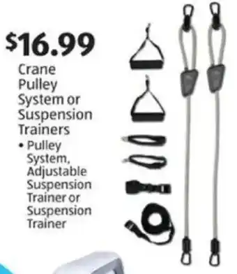 Aldi Crane Pulley System or Suspension Trainers offer