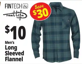 Ocean State Job Lot Men's Long Sleeved Flannel offer