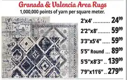 Ocean State Job Lot Granada & Valencia Area Rugs offer