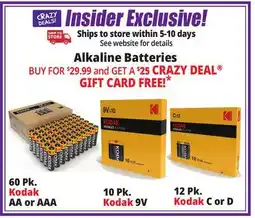 Ocean State Job Lot Alkaline Batteries offer