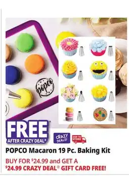 Ocean State Job Lot POPCO Macaron 19-Piece Baking Kit offer