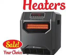 Ocean State Job Lot Lifesmart 6-Element Infrared Quartz Heater with UV Light offer