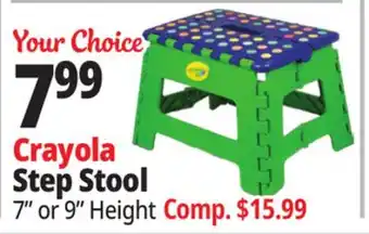 Ocean State Job Lot Crayola Step Stool offer