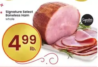 Albertsons Signature Select Boneless Ham offer