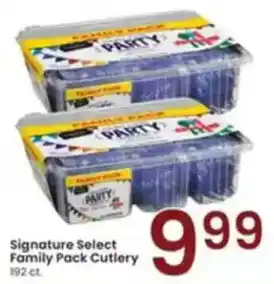 Albertsons Signature Select Family Pack Cutlery offer