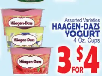 Bravo Supermarkets HAAGEN-DAZS YOGURT offer