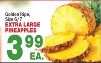 Bravo Supermarkets EXTRA LARGE PINEAPPLES offer