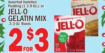 C Town JELL-O GELATIN MIX .3-3 Oz. Boxes offer