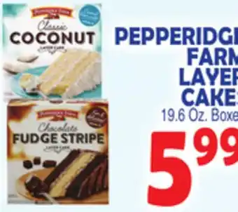 Bravo Supermarkets PEPPERIDGE FARM LAYER CAKES offer