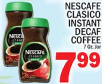 C Town NESCAFE CLASICO INSTANT DECAF COFFEE offer