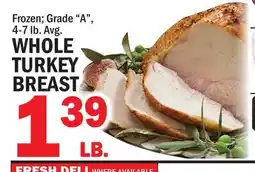 C Town WHOLE TURKEY BREAST offer