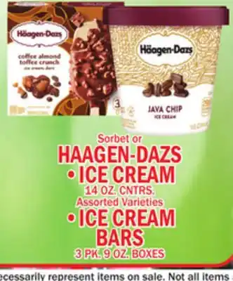 C Town HAAGEN-DAZS ICE CREAM 14 OZ. CNTRS offer