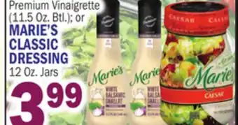 C Town MARIE'S CLASSIC DRESSING offer