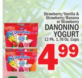 C Town DANONINO YOGURT offer