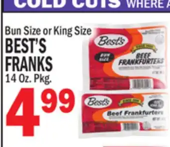 C Town BEST'S FRANKS offer