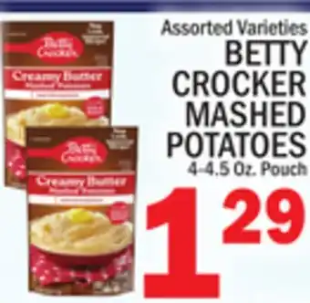 C Town BETTY CROCKER MASHED POTATOES offer