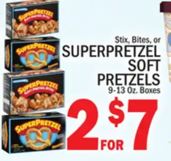 C Town SUPERPRETZEL SOFT PRETZELS offer