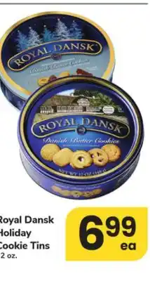 ACME Royal Dansk Holiday Cookie Tins offer