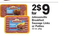 ACME Johnsonville Breakfast Sausage Links or Patties offer