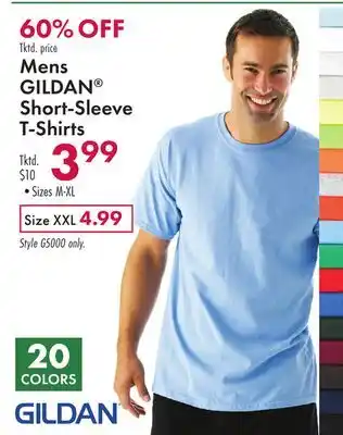 Boscov's Mens GILDAN Short-Sleeve T-Shirts offer