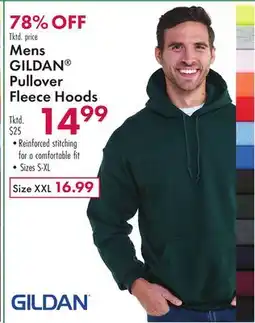 Boscov's Mens GILDAN Pullover Fleece Hoods offer