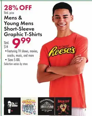 Boscov's Mens & Young Mens Short-Sleeve Graphic T-Shirts offer