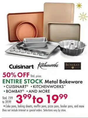 Boscov's ENTIRE STOCK Metal Bakeware offer