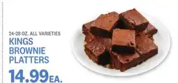 Kings Food Markets KINGS BROWNIE PLATTERS offer