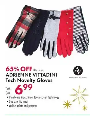 Boscov's ADRIENNE VITTADINI Tech Novelty Gloves offer