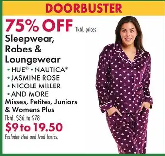 Boscov's Sleepwear, Robes & Loungewear offer