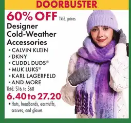 Boscov's Designer Cold-Weather Accessories offer