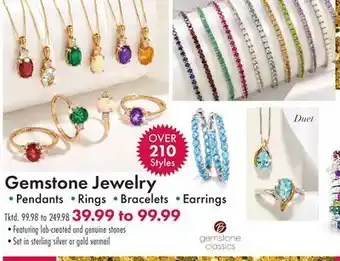 Boscov's Gemstone Jewelry offer