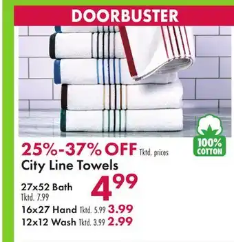 Boscov's City Line Towels offer