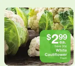 Fairway Store Market White Cauliflower offer