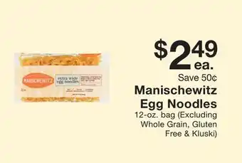 Fairway Store Market Manischewitz Egg Noodles offer