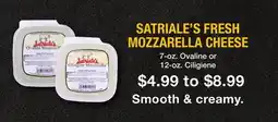 Fairway Store Market SATRIALE'S FRESH MOZZARELLA CHEESE offer