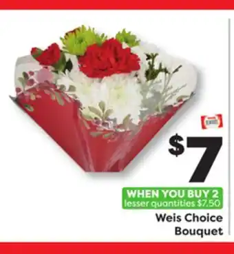 Weis Markets Weis Choice Bouquet offer