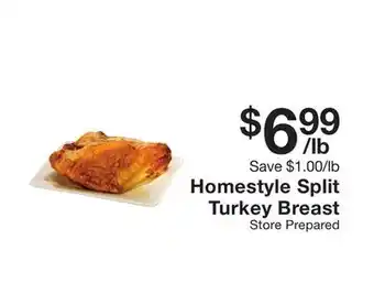 Fairway Store Market Homestyle Split Turkey Breast offer