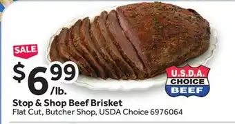 Stop&Shop Stop & Shop Beef Brisket offer