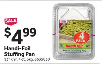 Stop&Shop Handi-Foil Stuffing Pan offer