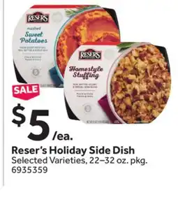 Stop&Shop Reser's Holiday Side Dish offer