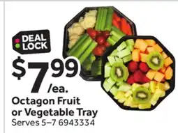 Stop&Shop Octagon Fruit or Vegetable Tray offer