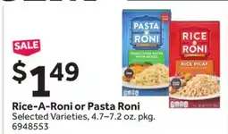 Stop&Shop Rice-A-Roni or Pasta Roni offer