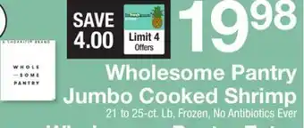 The Fresh Grocer Jumbo Cooked Shrimp offer